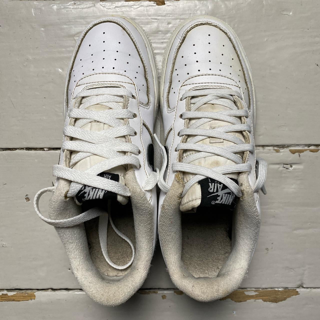 Nike Air Force 1 White and Black (UK 5.5)
