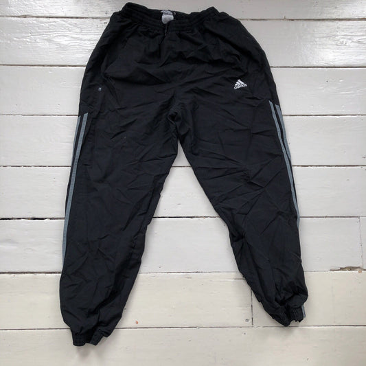 Adidas Black Shell Bottoms (Large)