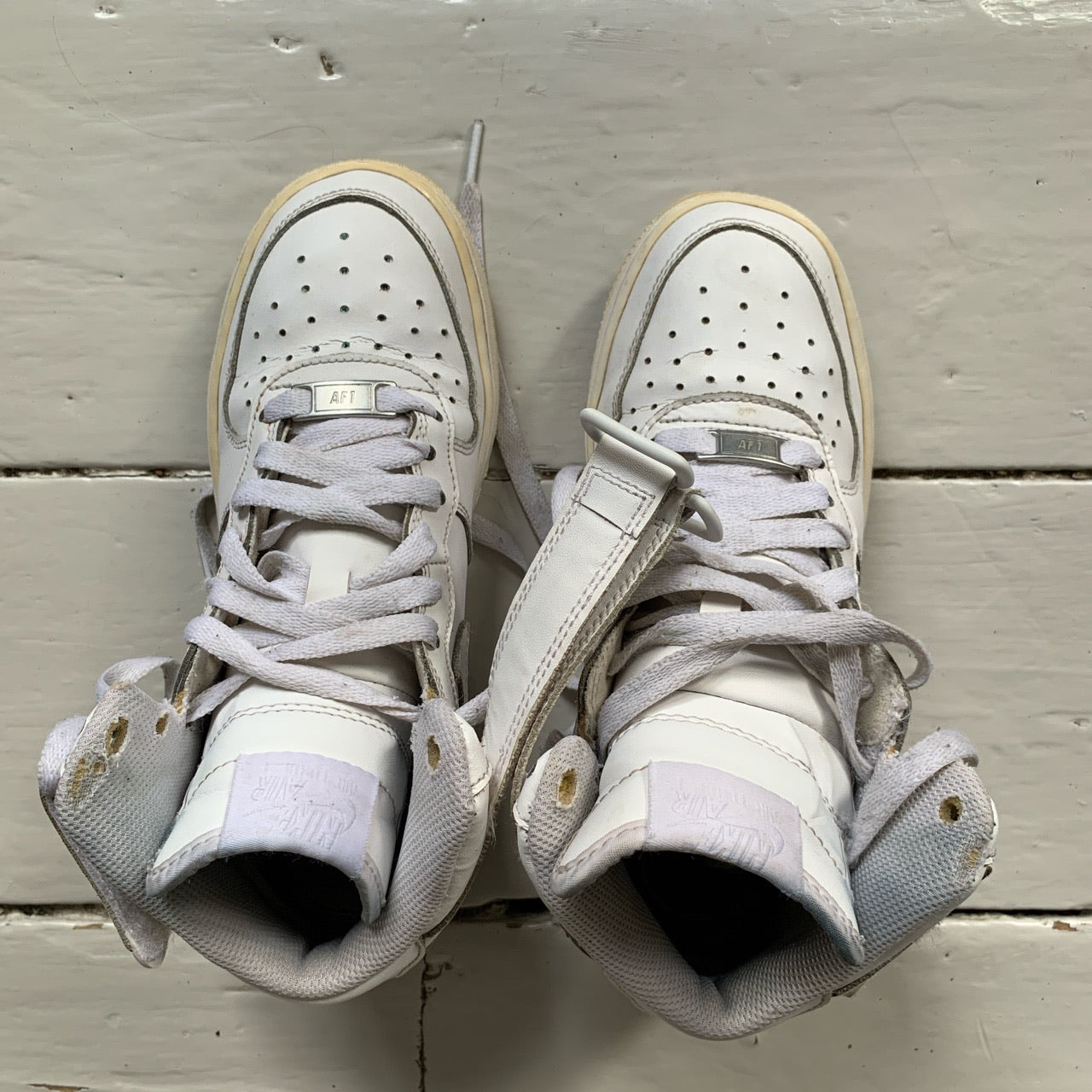 Nike Air Force 1 Mid White (UK 3.5)