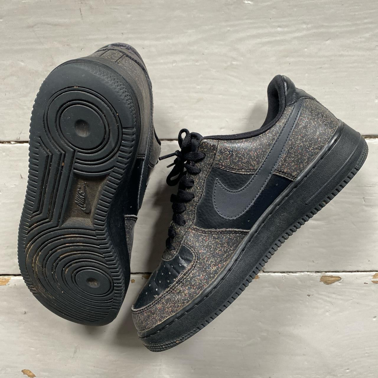 Nike Air Force 1 Black Pixelated (UK 8)