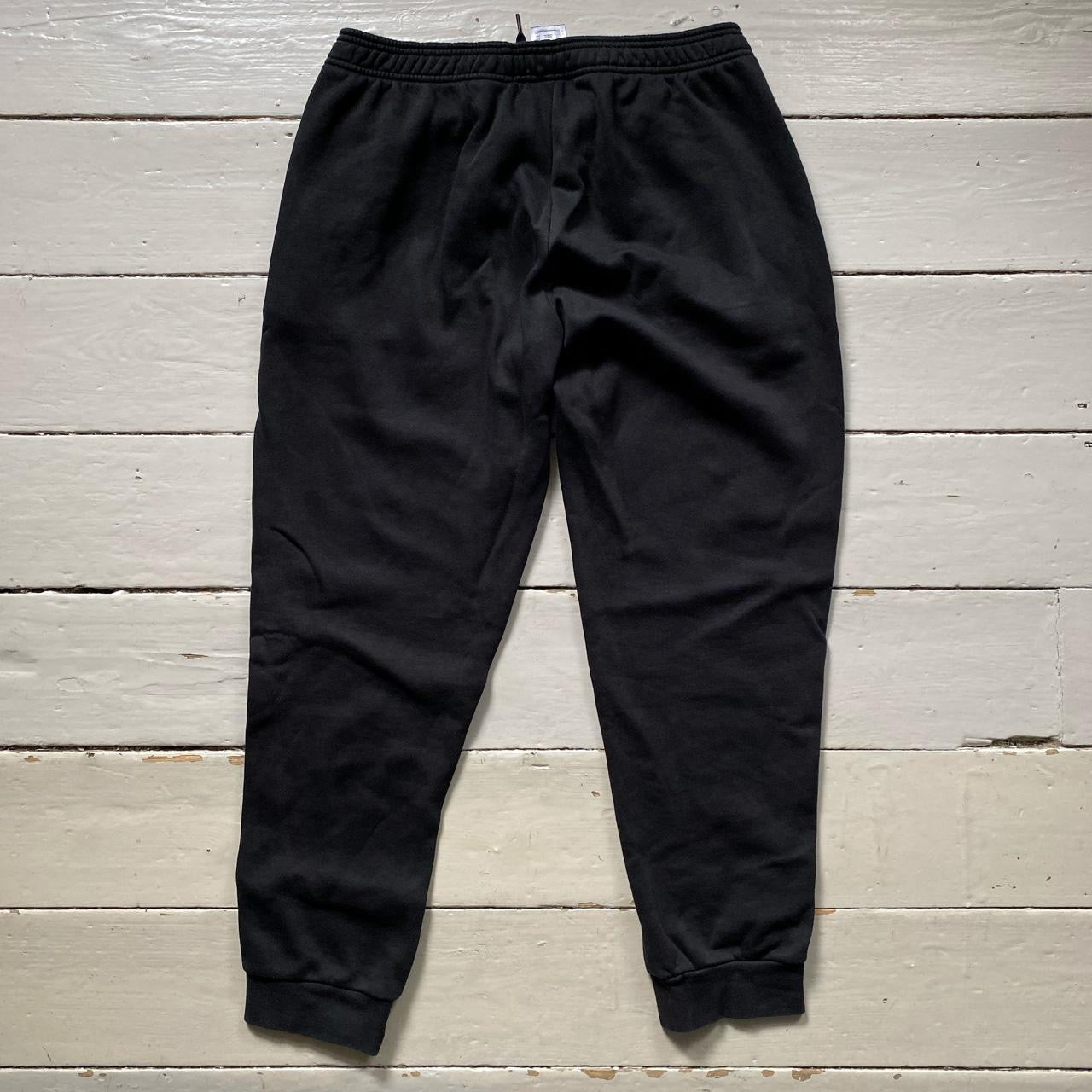 Adidas Black and White Joggers (Large)