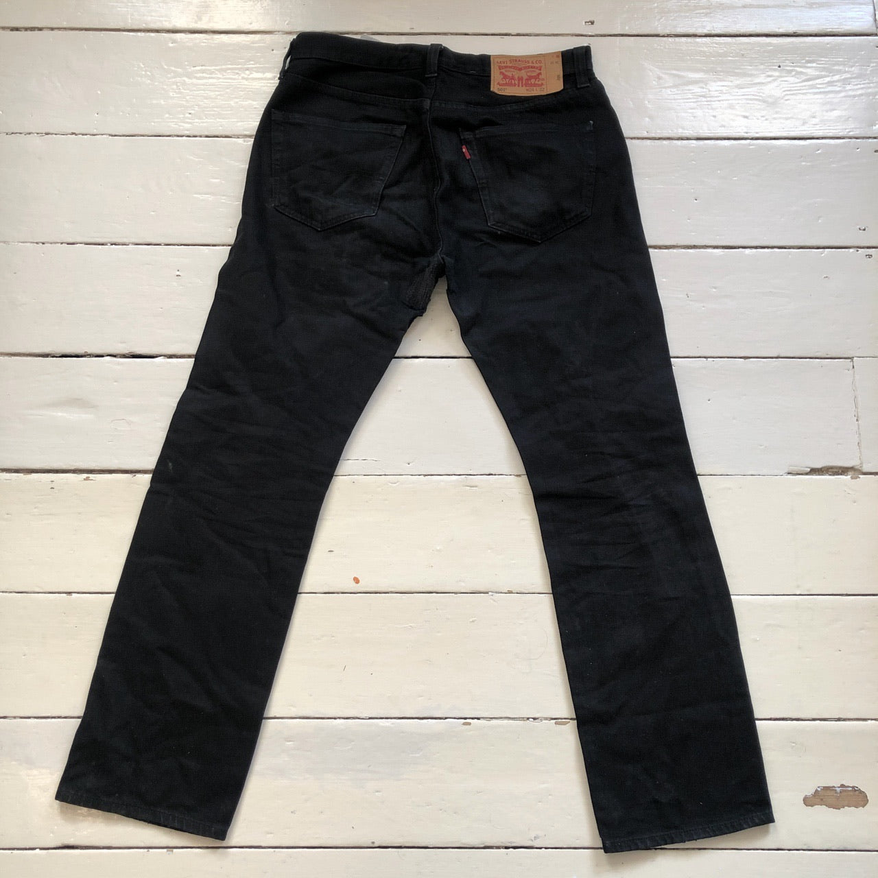 Levis 501 Black Jeans (34/31)