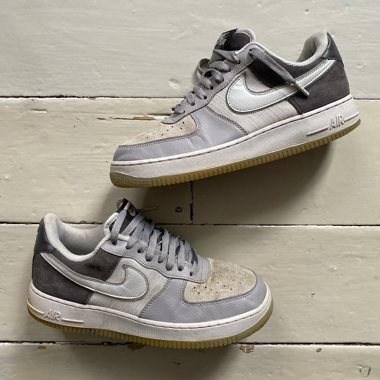 Nike Air Force 1 Grey Suede (UK 7)