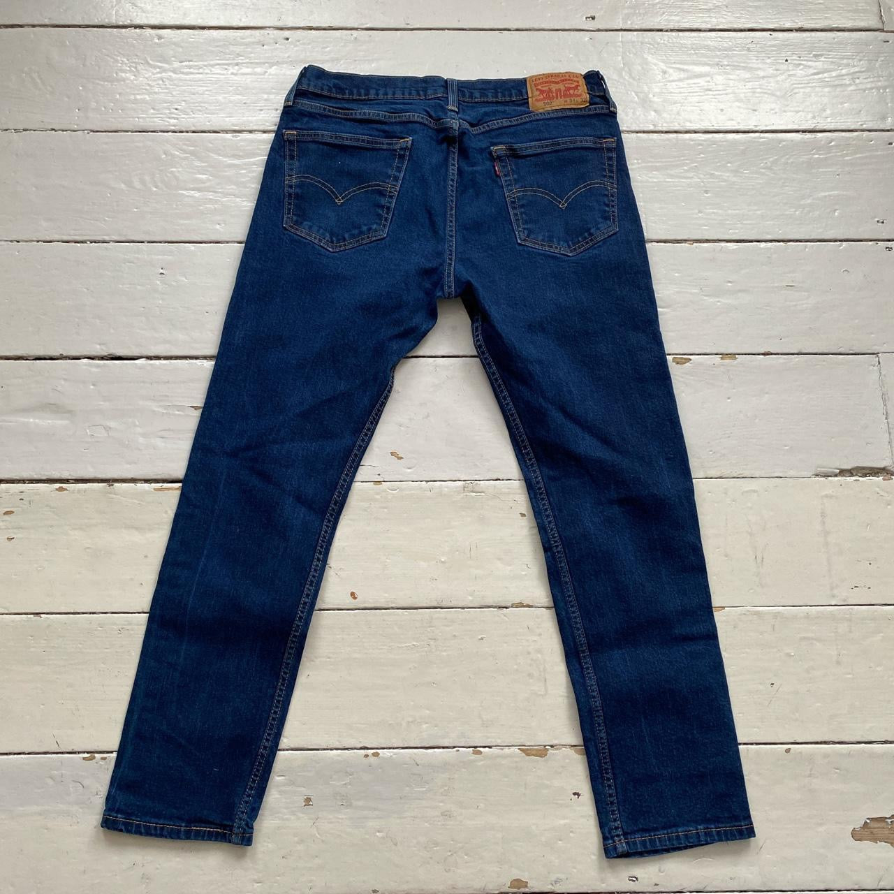 Levis 502 Dark Navy Jeans (34/28)