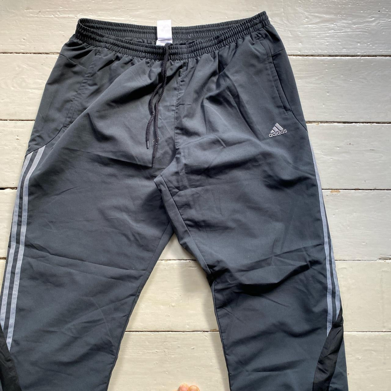 Adidas Grey Shell Bottoms (XXL)