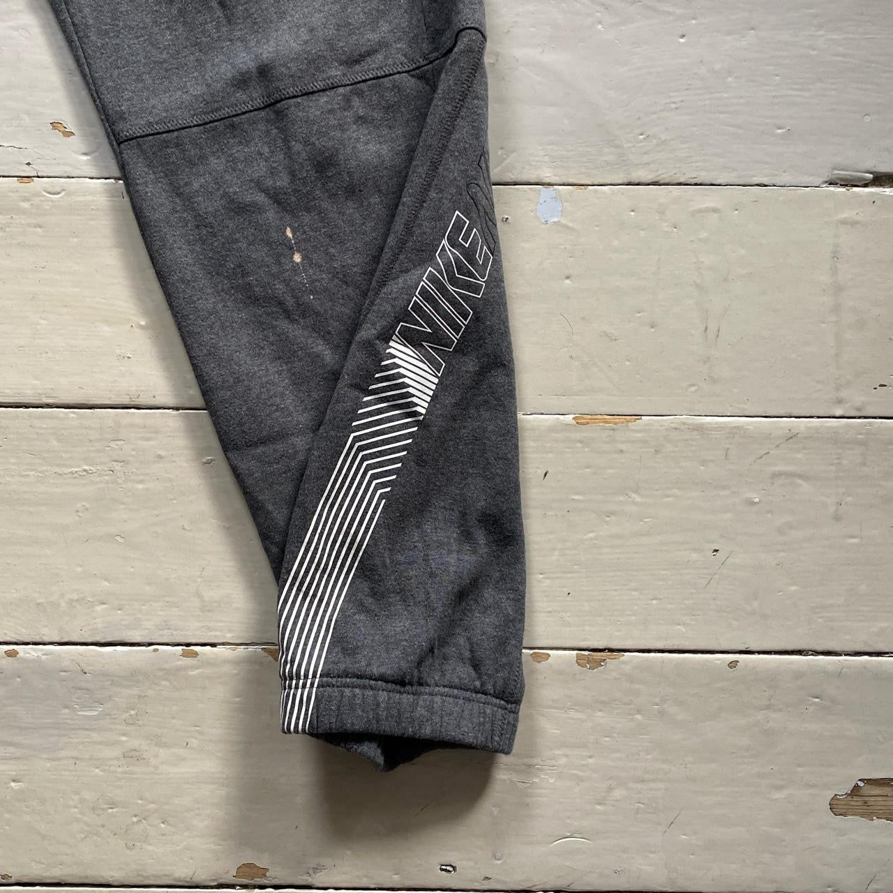 Nike Vintage Spellout Grey Joggers (Large)