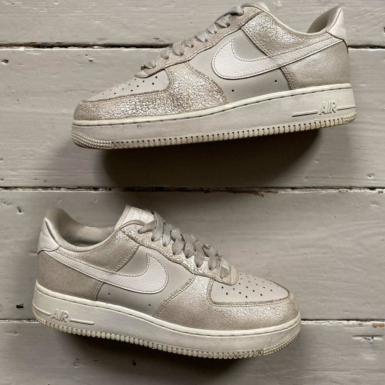 Nike Air Force 1 White Silver (UK 7)