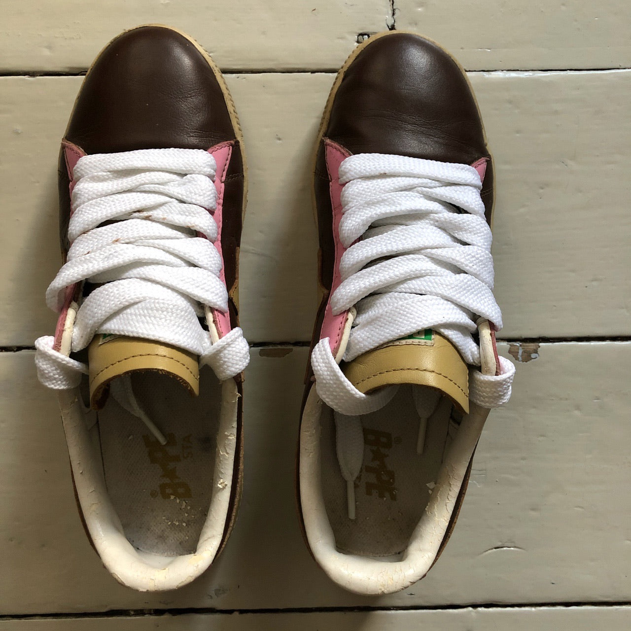Bape Crapesta Brown and Pink (UK 8)