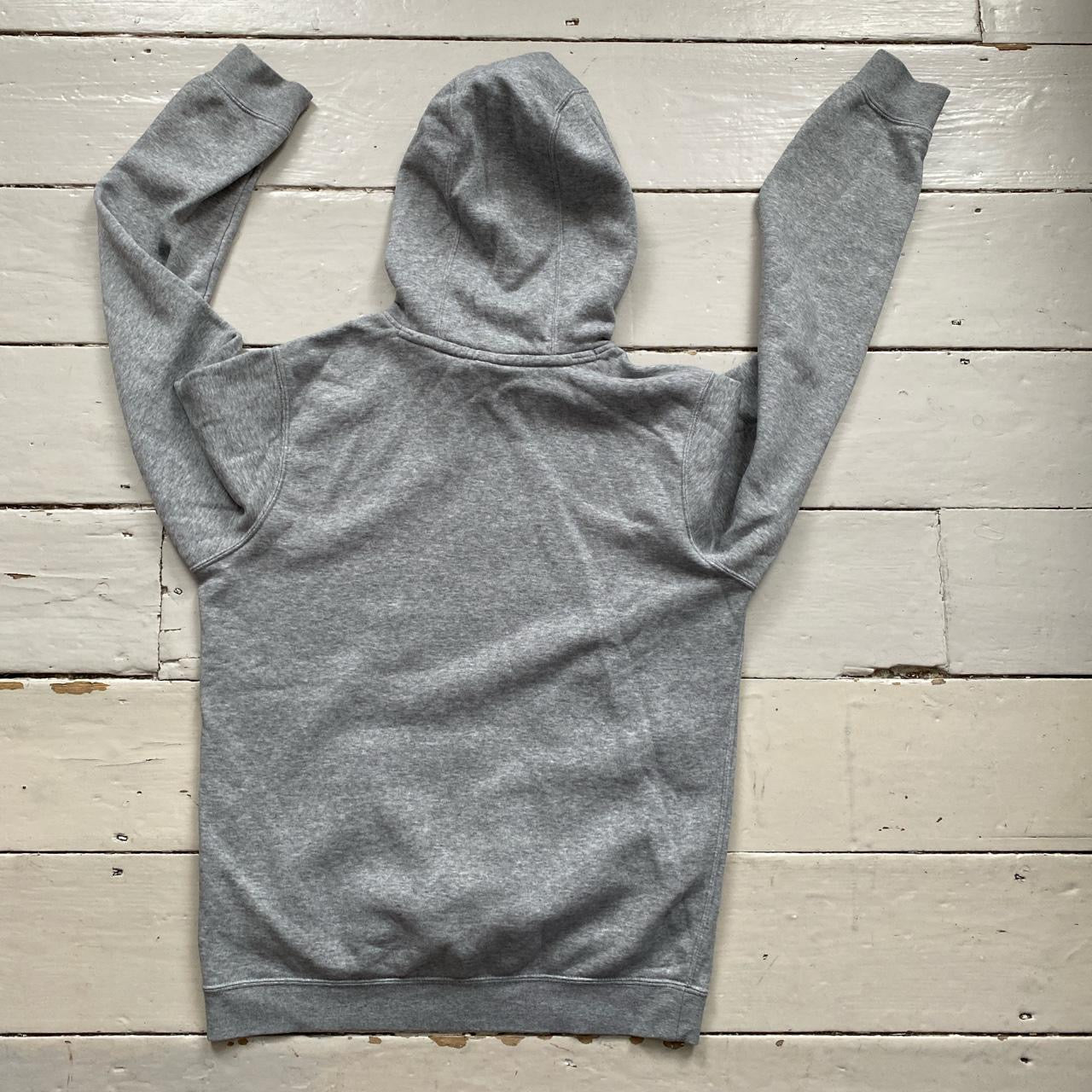 Nike Swoosh Grey Hoodie (Small)