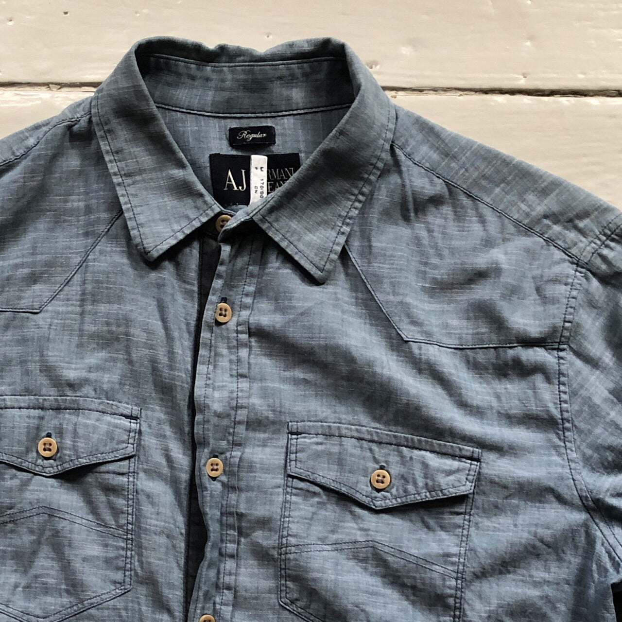 Armani Denim Shirt (Medium)