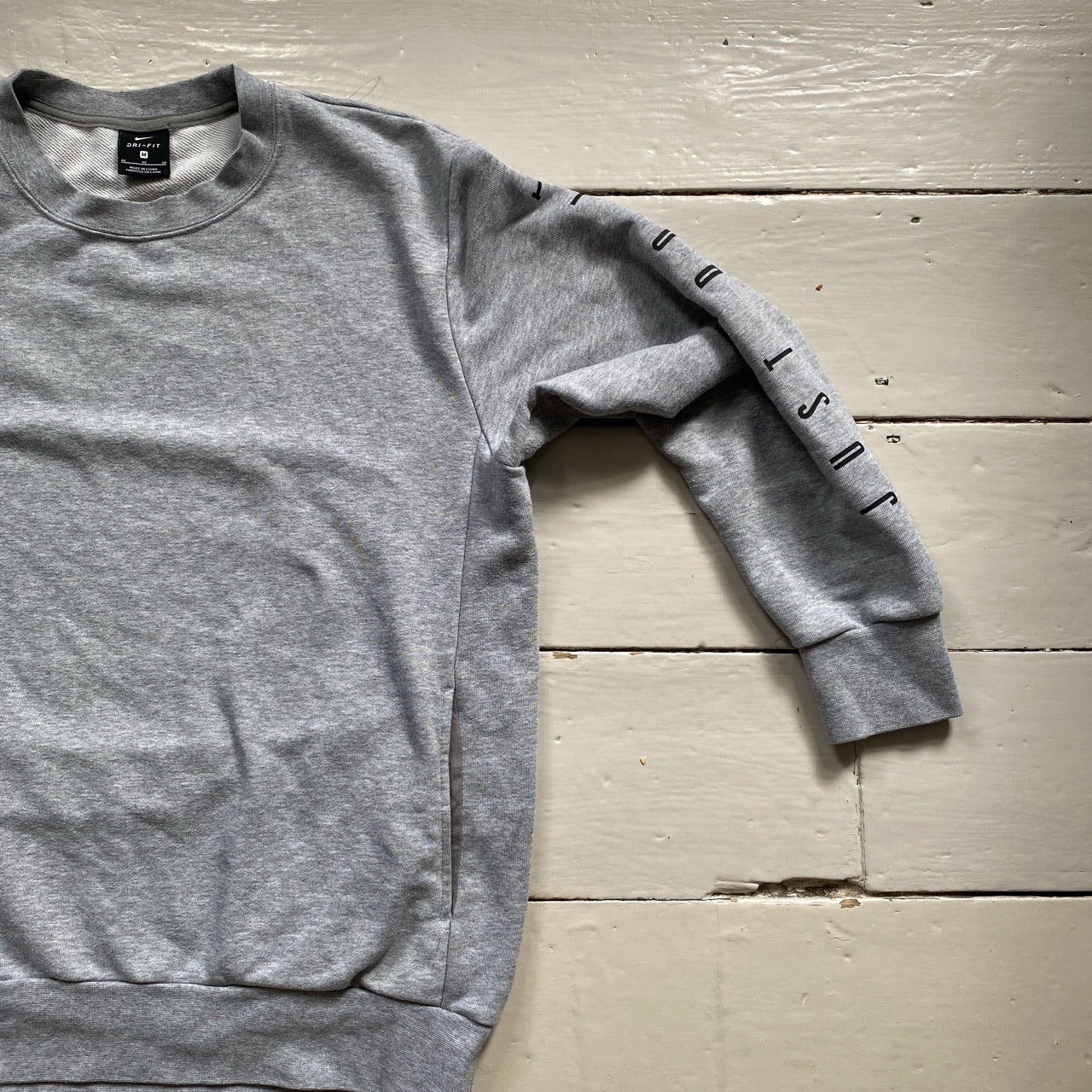 Nike Just Do It Grey Jumper (Medium)