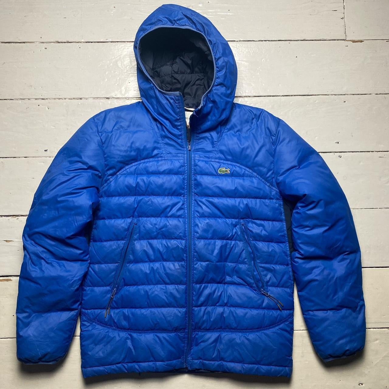 Lacoste Blue Puffer Jacket (Large)