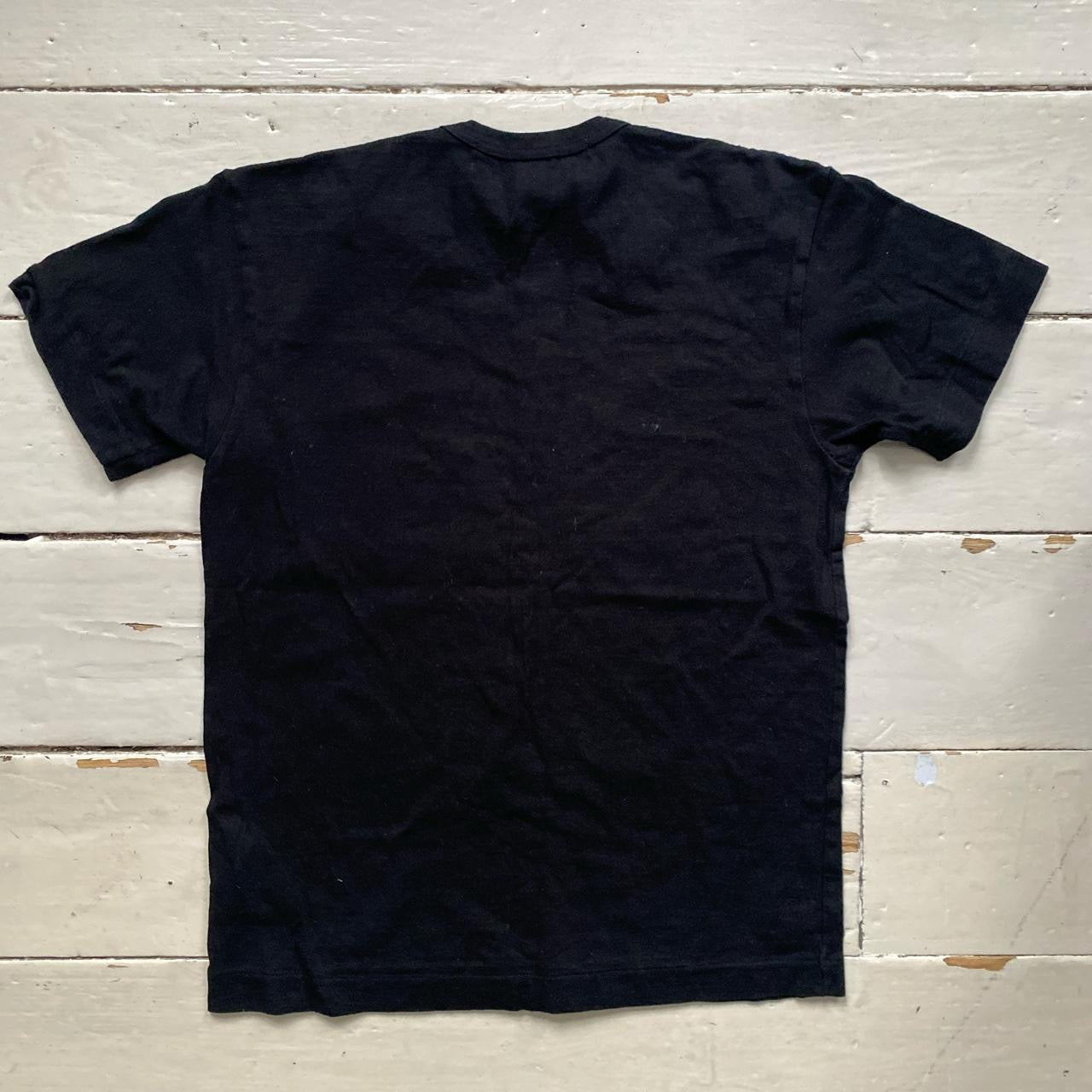 Comme Des Garcons Play Black T Shirt (Medium)