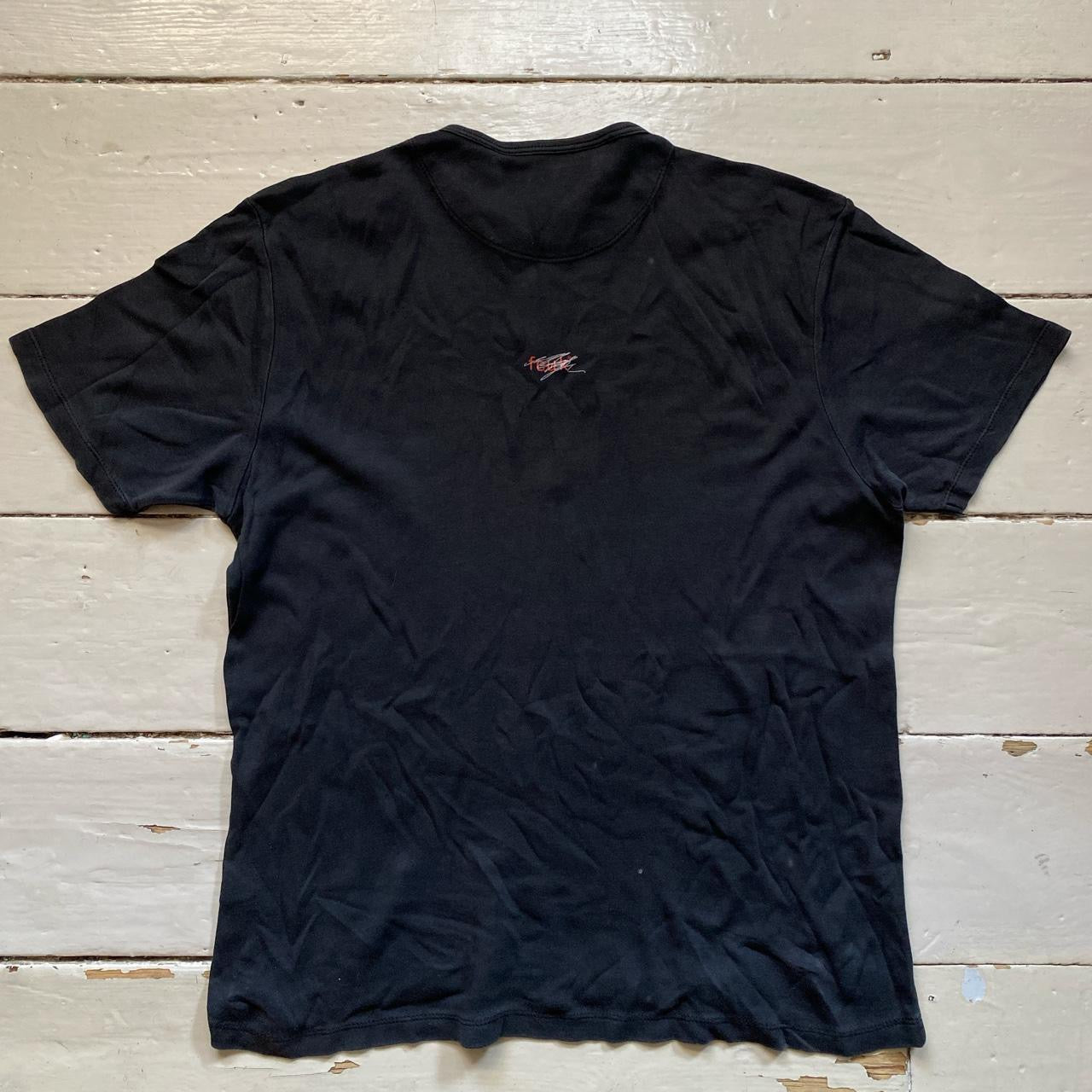 FCUK Vintage Scribble T Shirt (Medium)