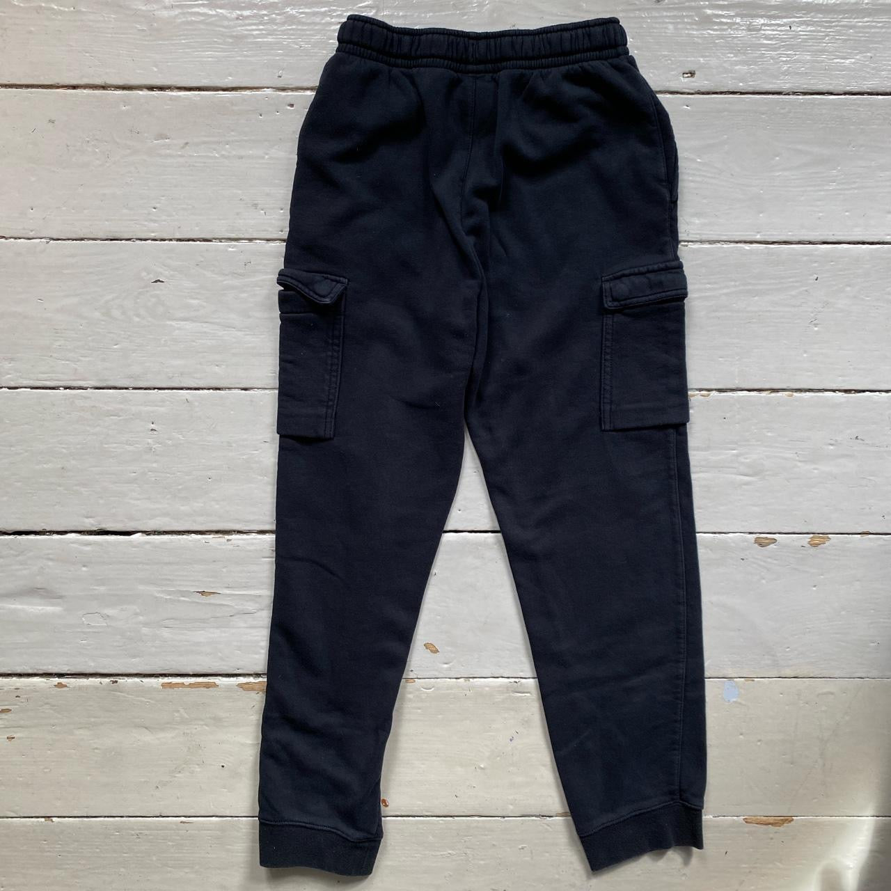 Nike Cargo Black and White Joggers (Womens Small)