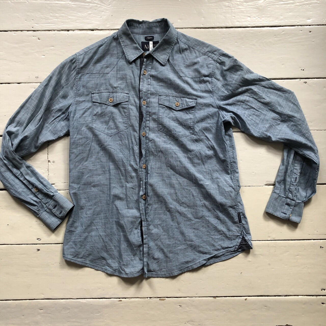 Armani Denim Shirt (Medium)
