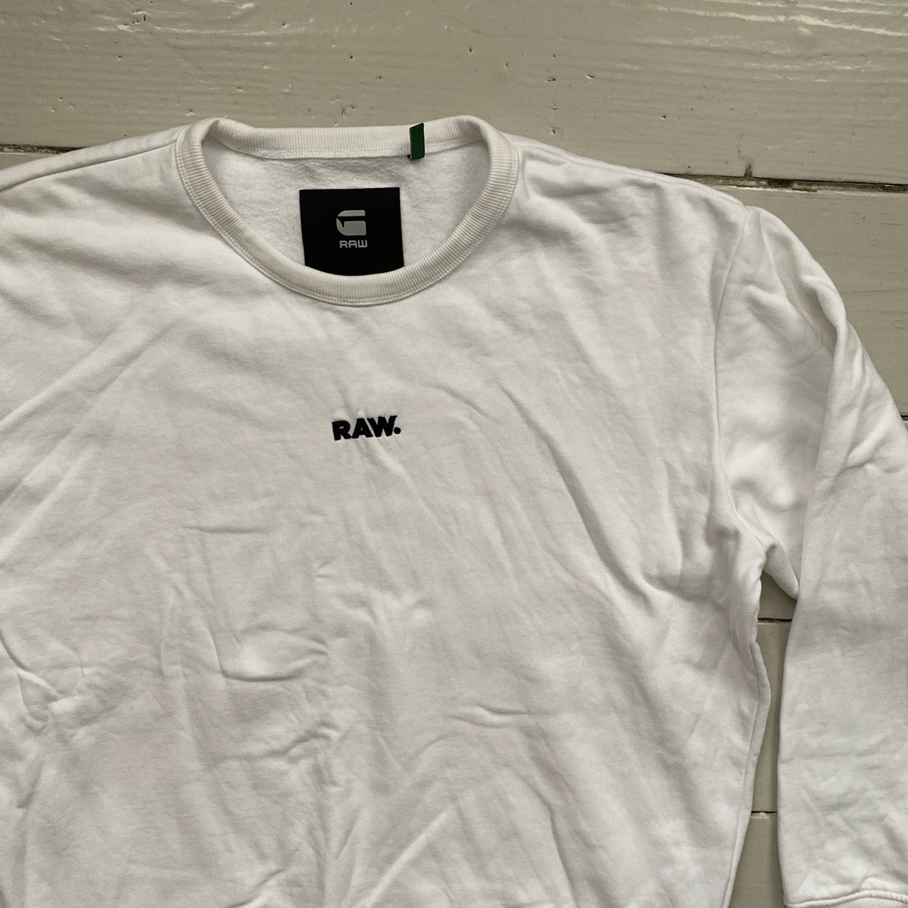 G Star Raw White Jumper (XL)