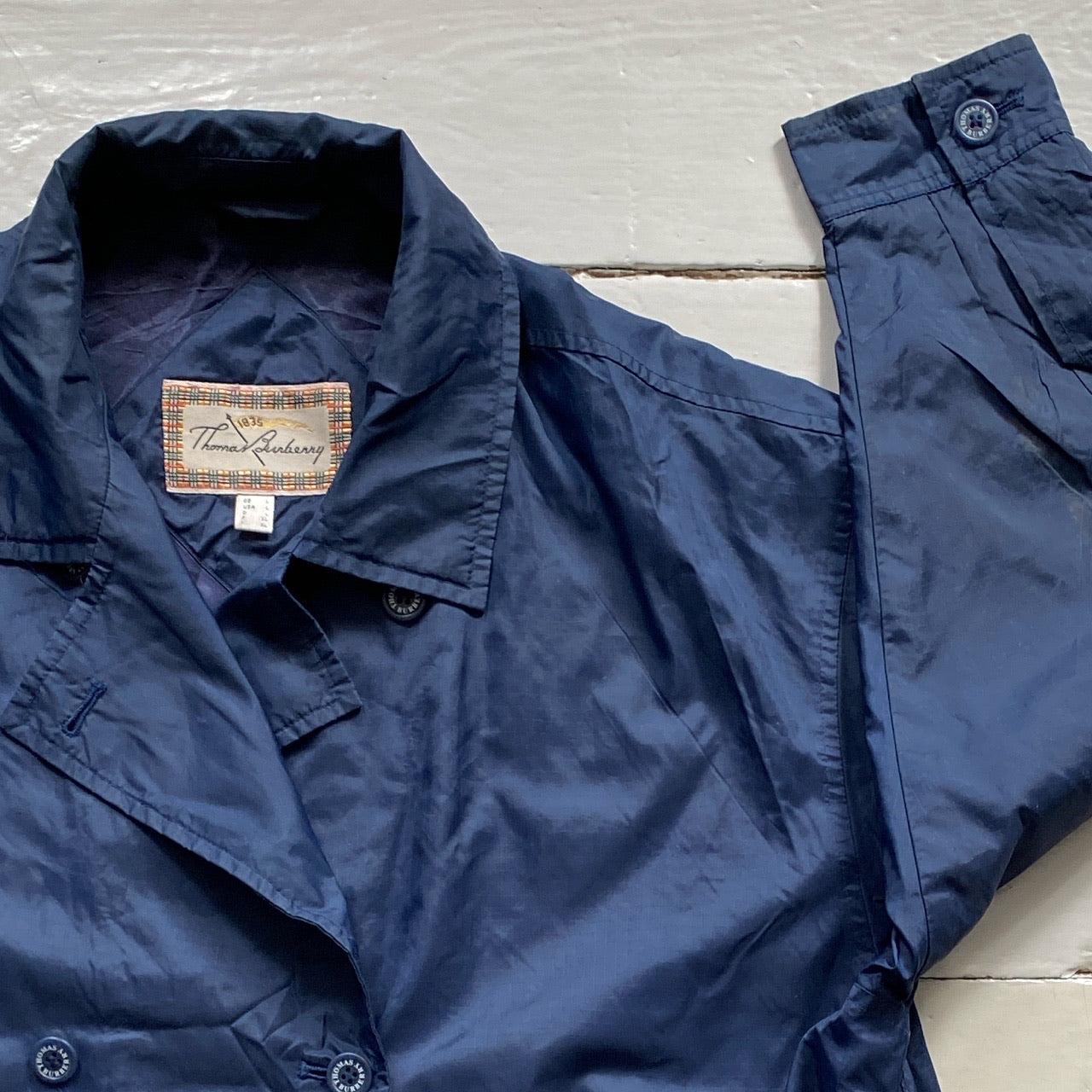 Thomas Burberry Vintage Windbreaker (Large)