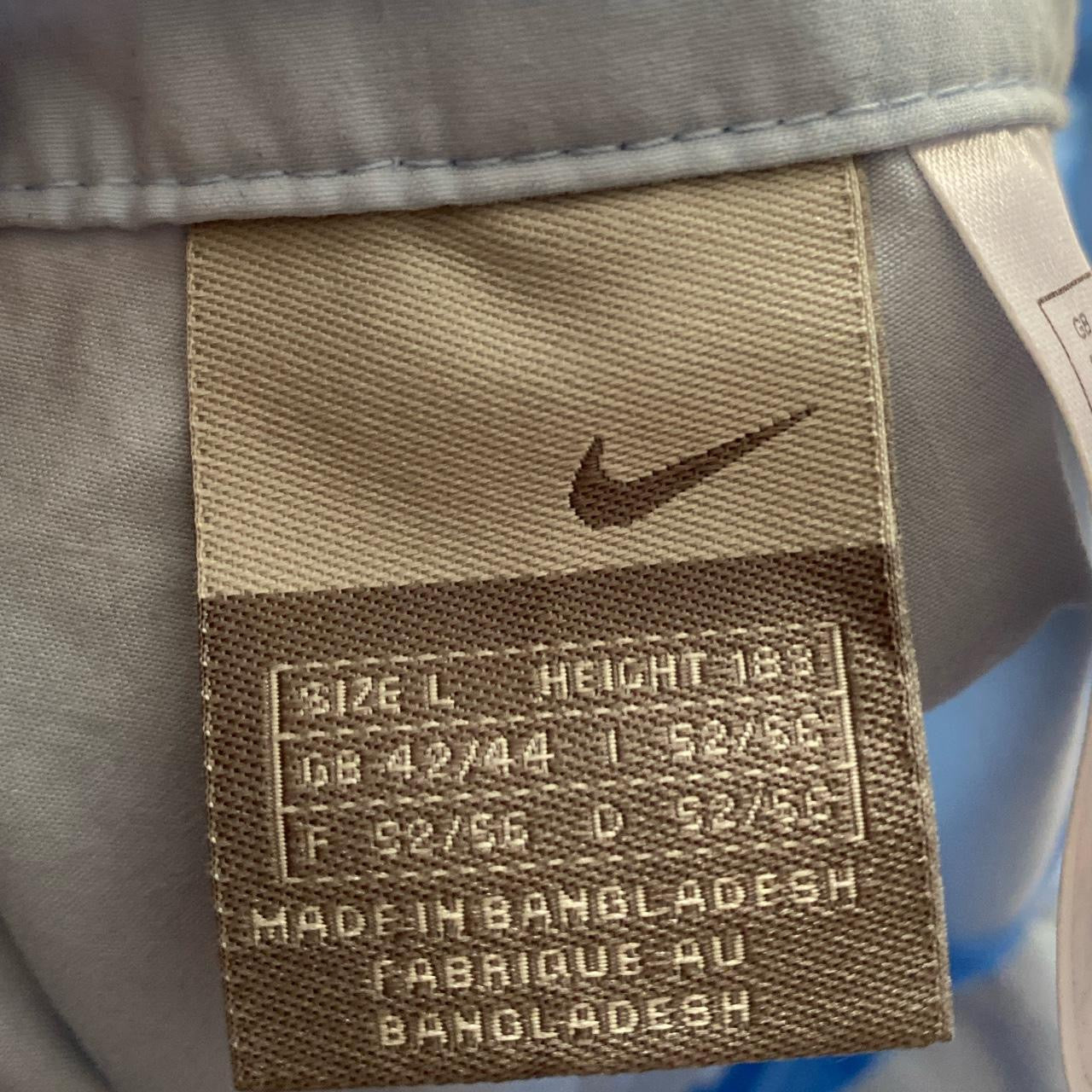 Nike Swoosh Light Blue Trousers (Large)