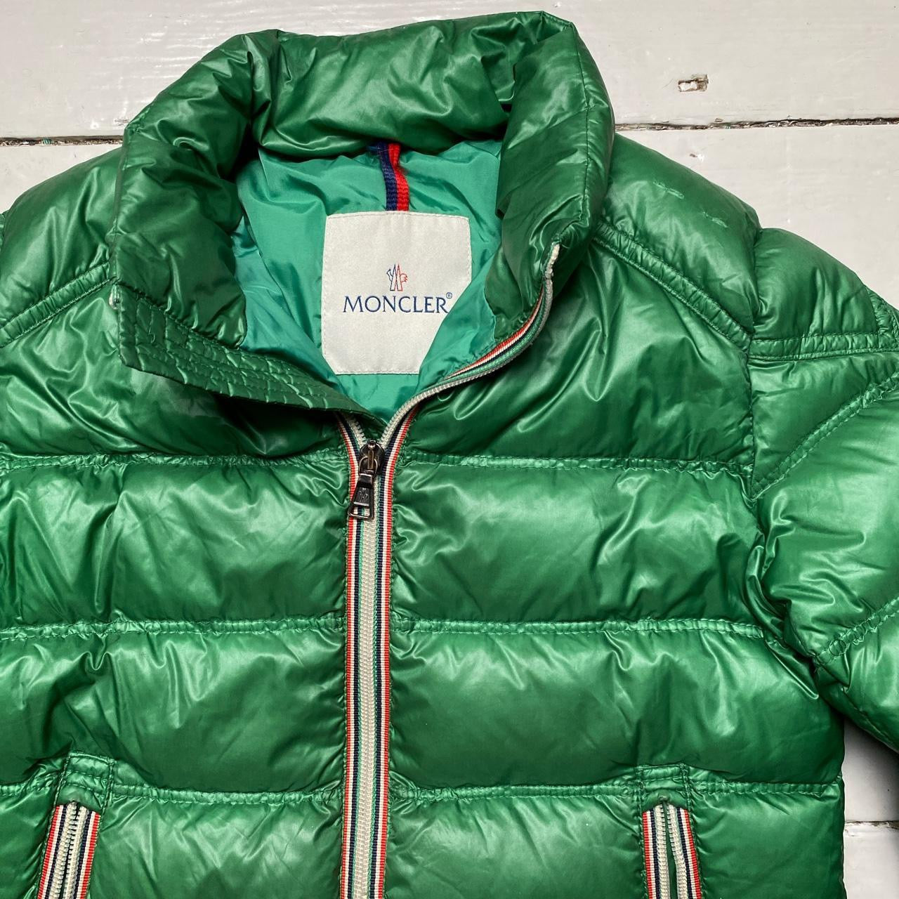 Moncler Kids Green Puffer (8Y)