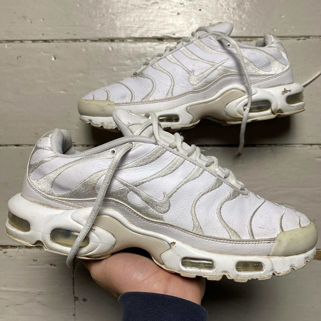 Nike TN Air Max Plus White Leather (UK 9)