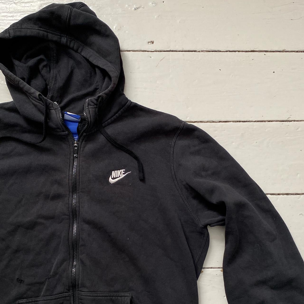 Nike Swoosh Black Hoodie (Large)