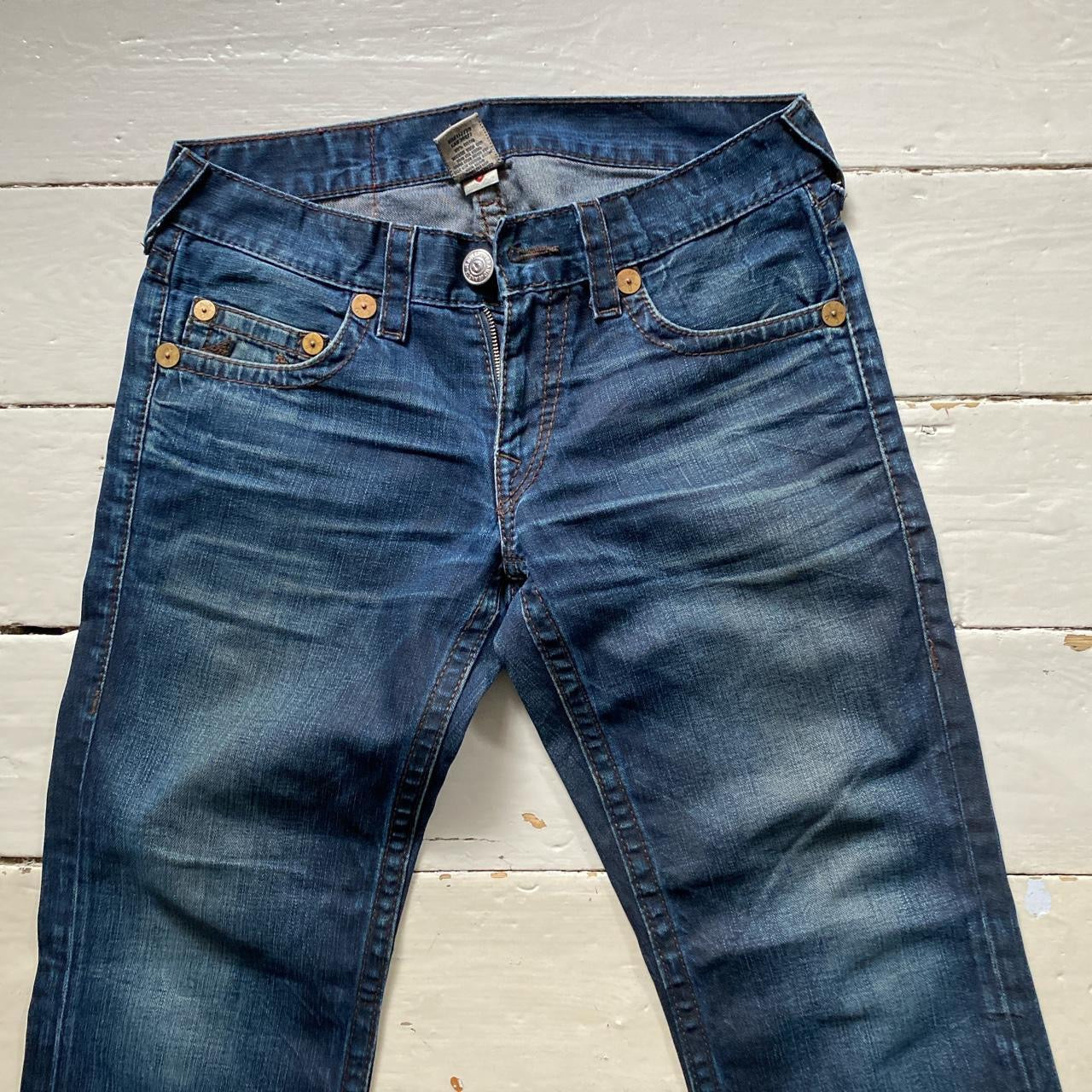 True Religion Rainbow Bobby Brown Stitch Jeans (32/32)