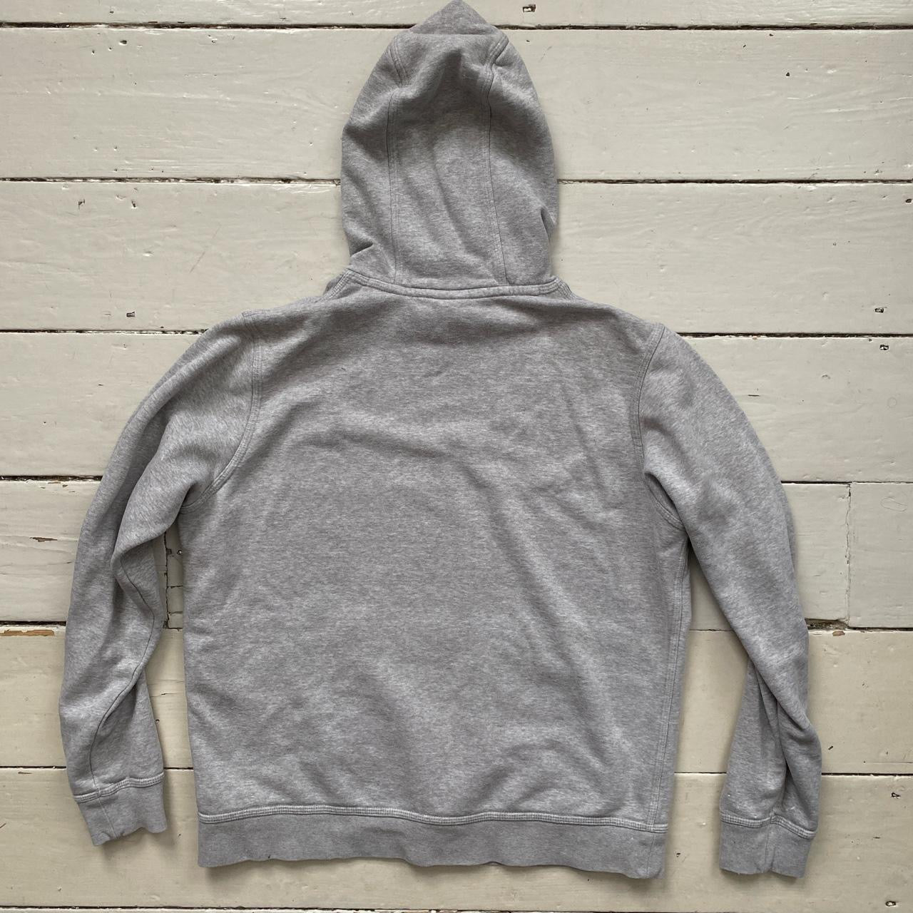 Nike Big Swoosh Grey Hoodie (Large)