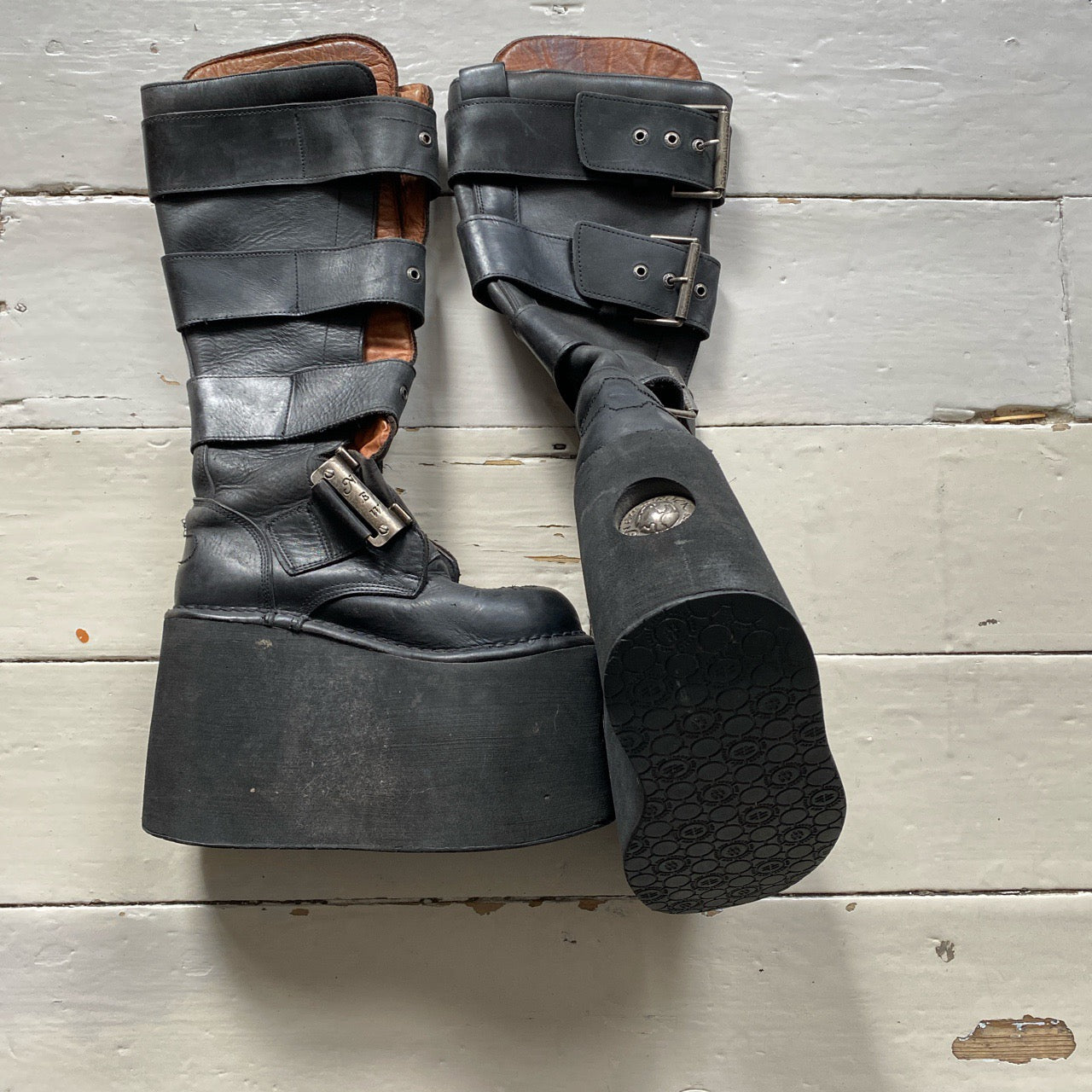 New Rock Platform High Boots (UK 5)