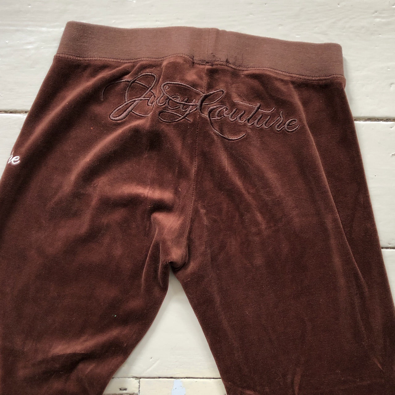 Juicy Couture Brown Velour Tracksuit (Medium)