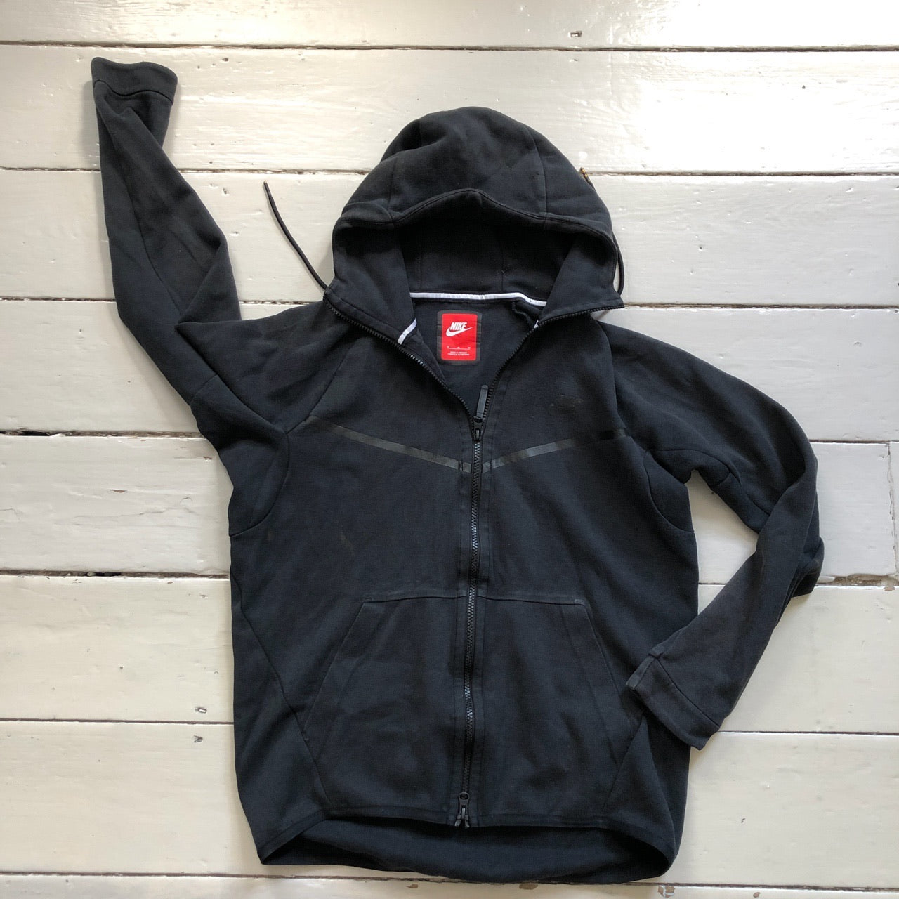 Nike Tech Fleece Black Hoodie (Medium)