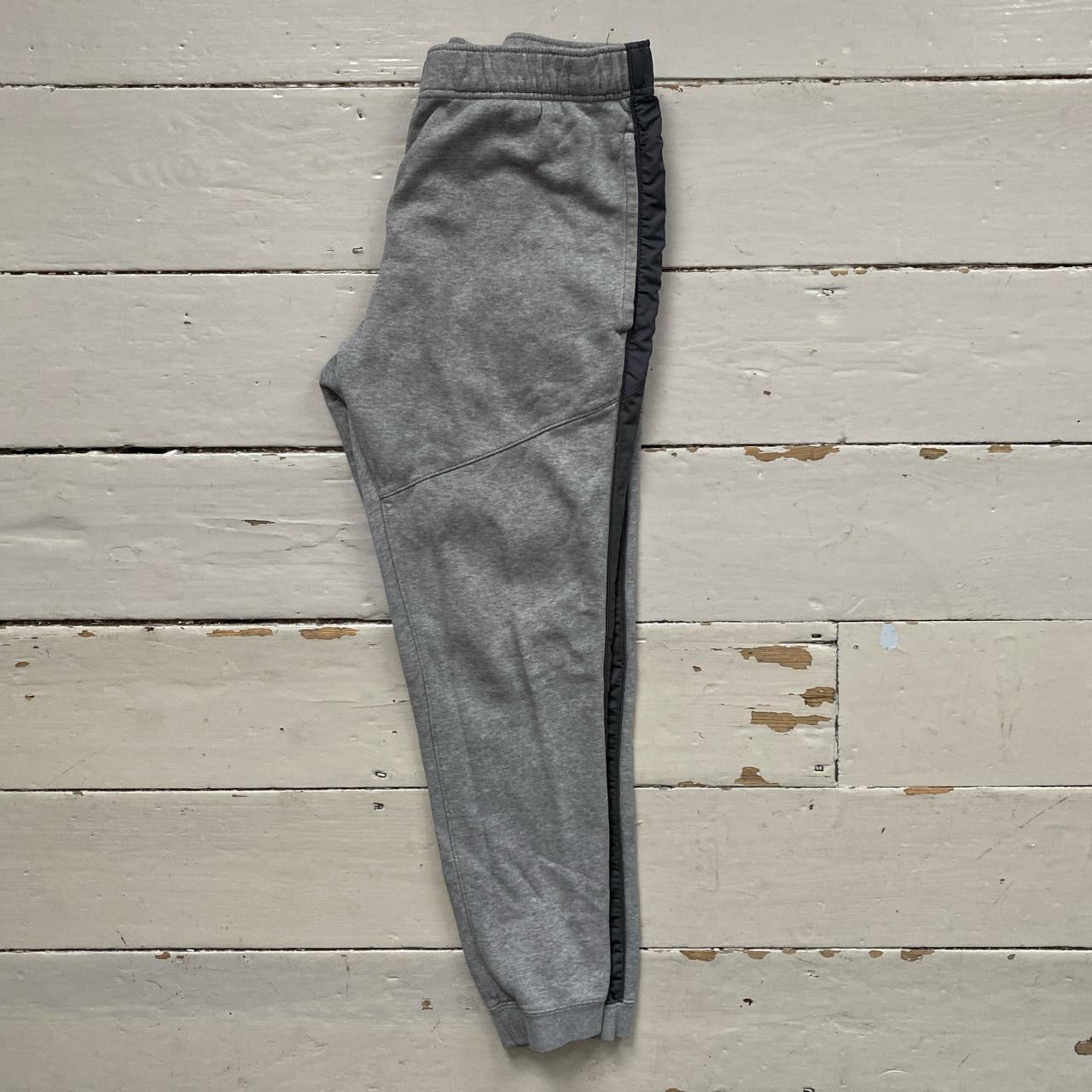 Nike Swoosh Grey Joggers (Medium)