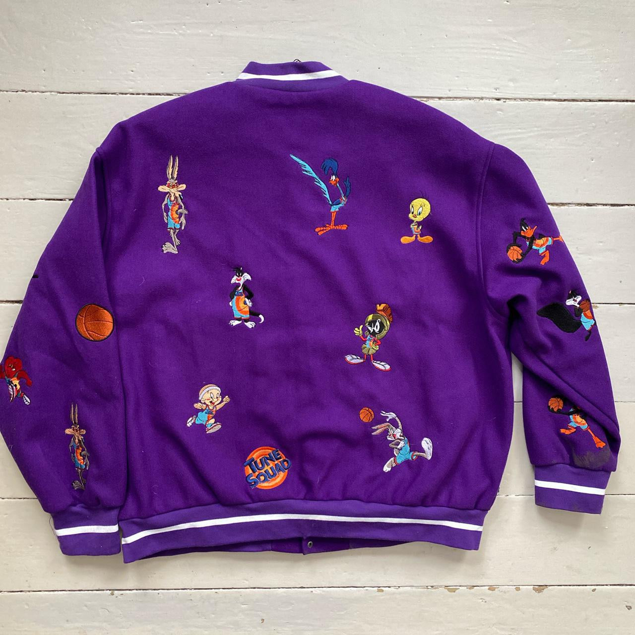 Space Jam Looney Tunes Bomber Jacket (Large)