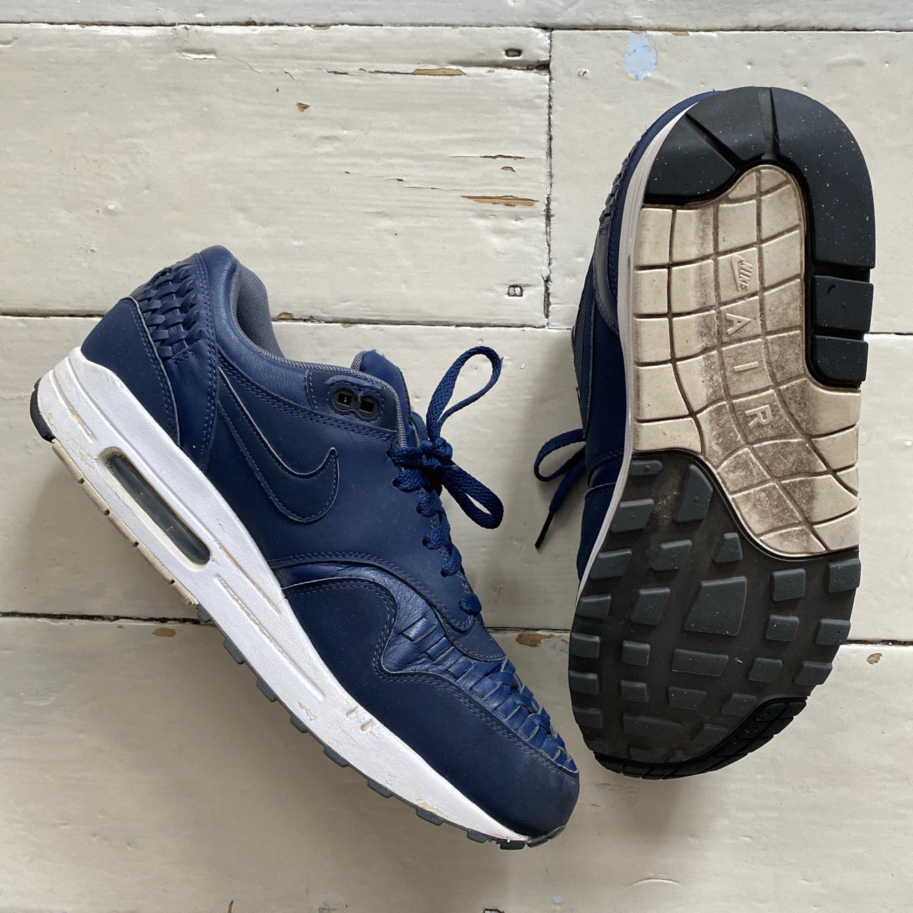 Nike Air Max 1 Woven Navy (UK 11)
