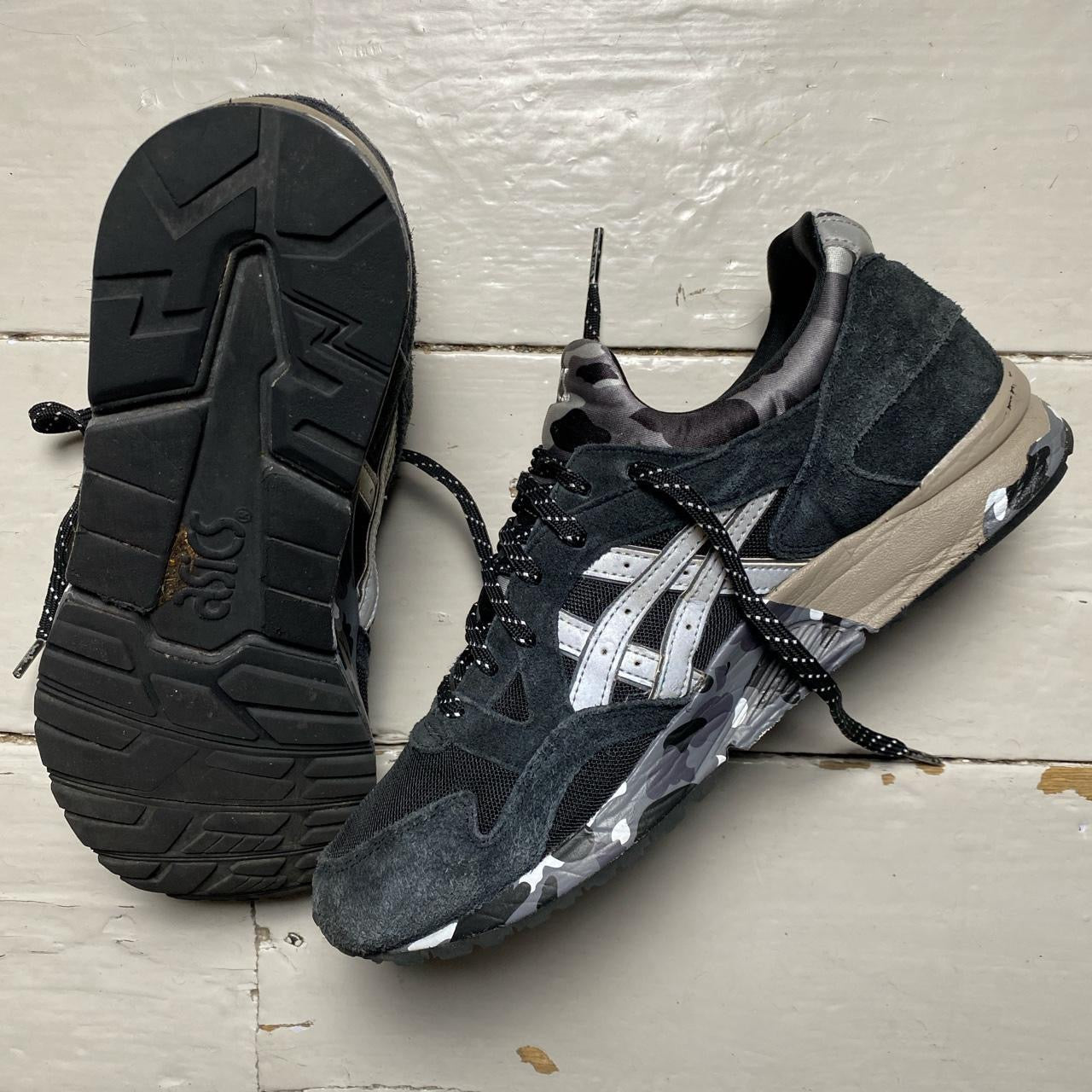 Asics BAPE Camo Grey Trainers (UK 9)