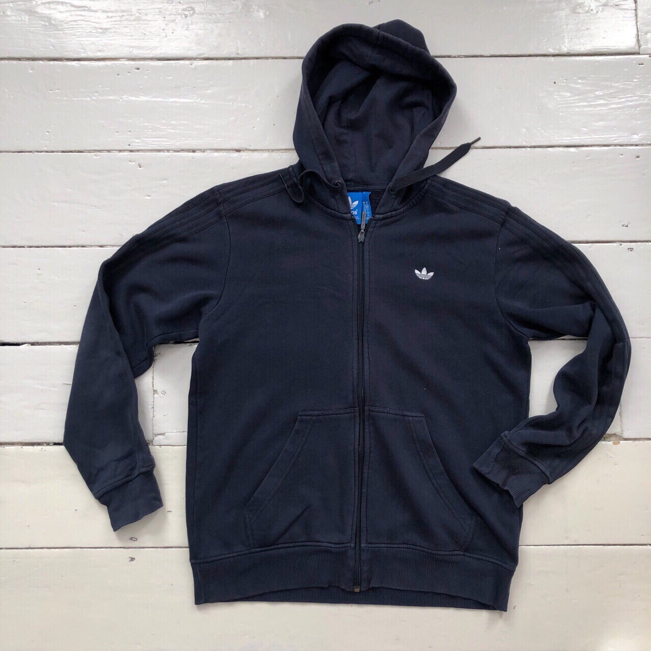 Adidas Originals Navy Hoodie (Medium)