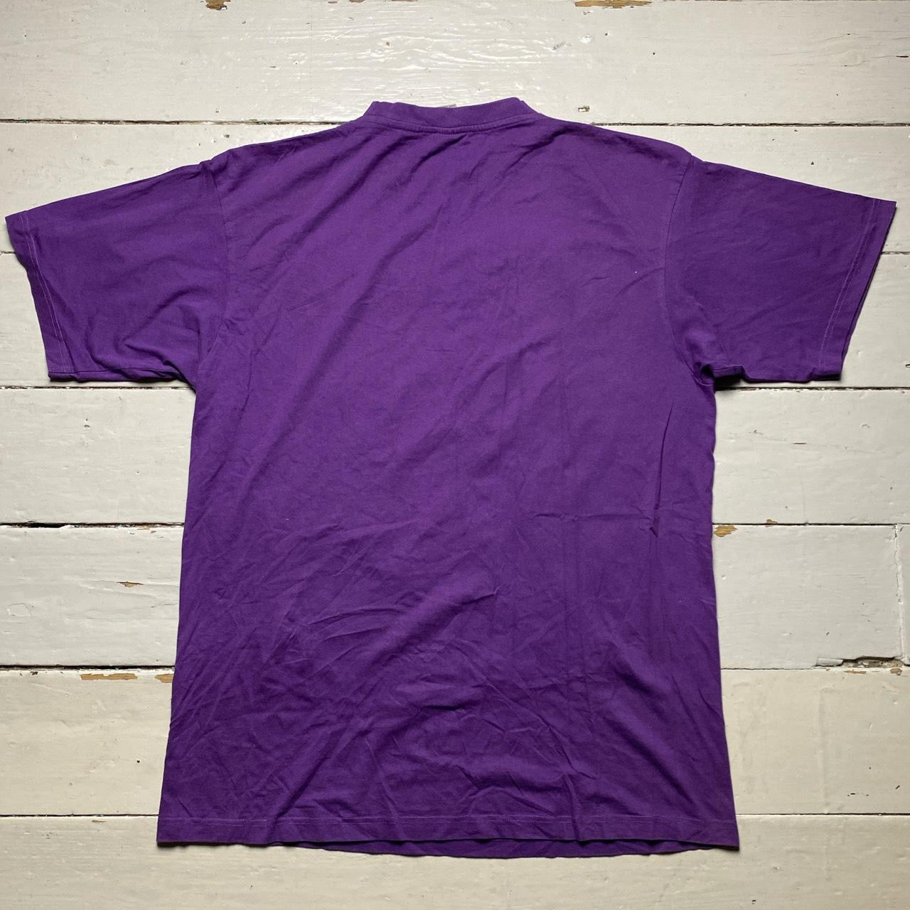 Give Me Face Vintage Purple T Shirt (XXL)