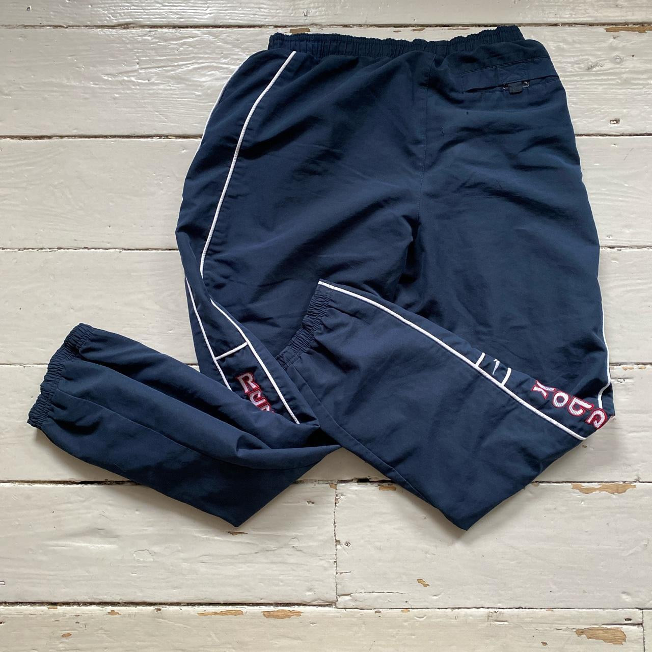 Reebok Spellout Navy Shell Bottoms (Large)