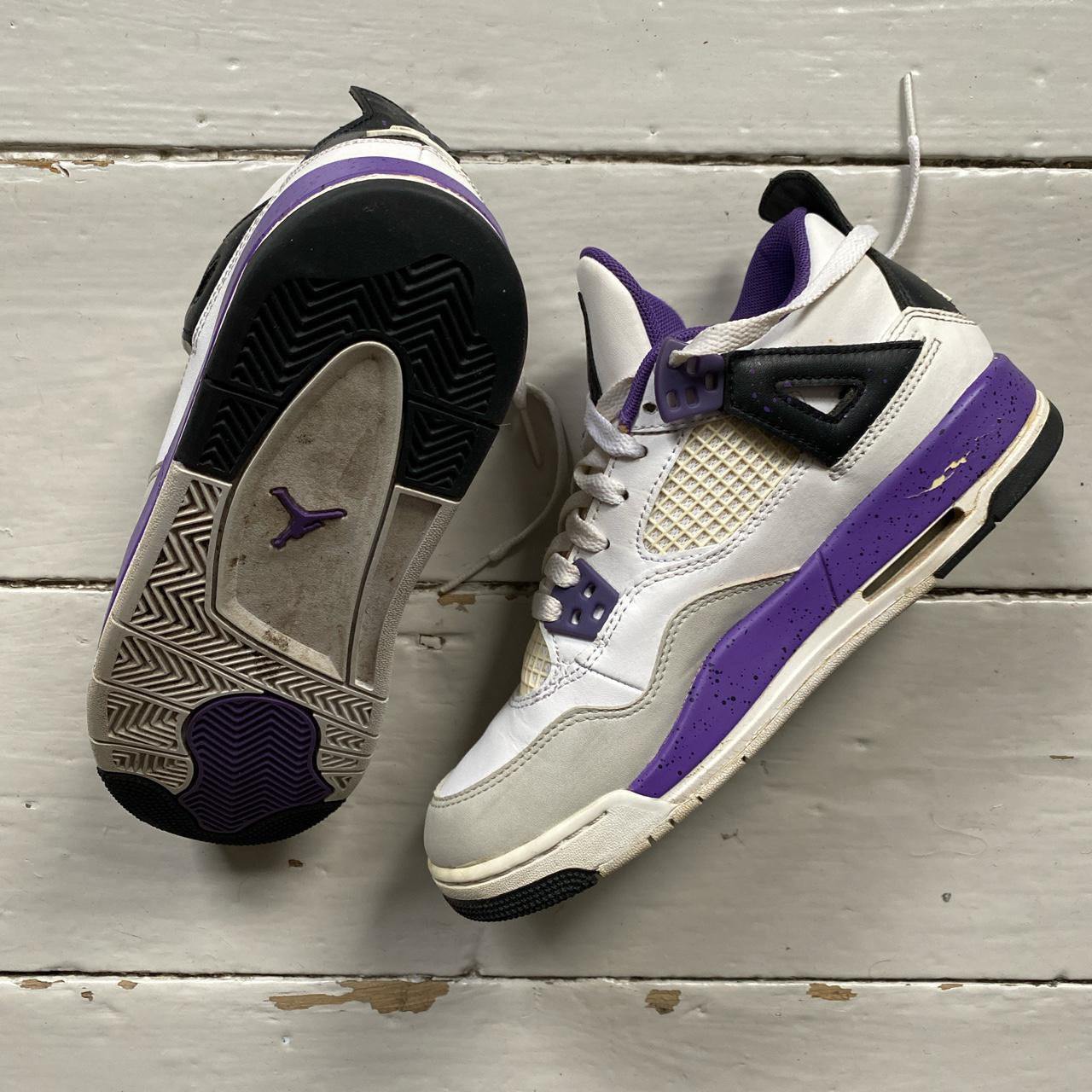 Jordan 4 White Purple 2011 (UK 5)