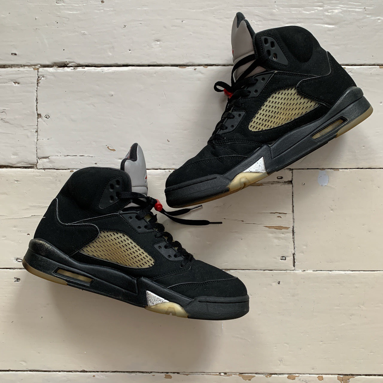 Nike Jordan 5 Metallic Black (UK 11)