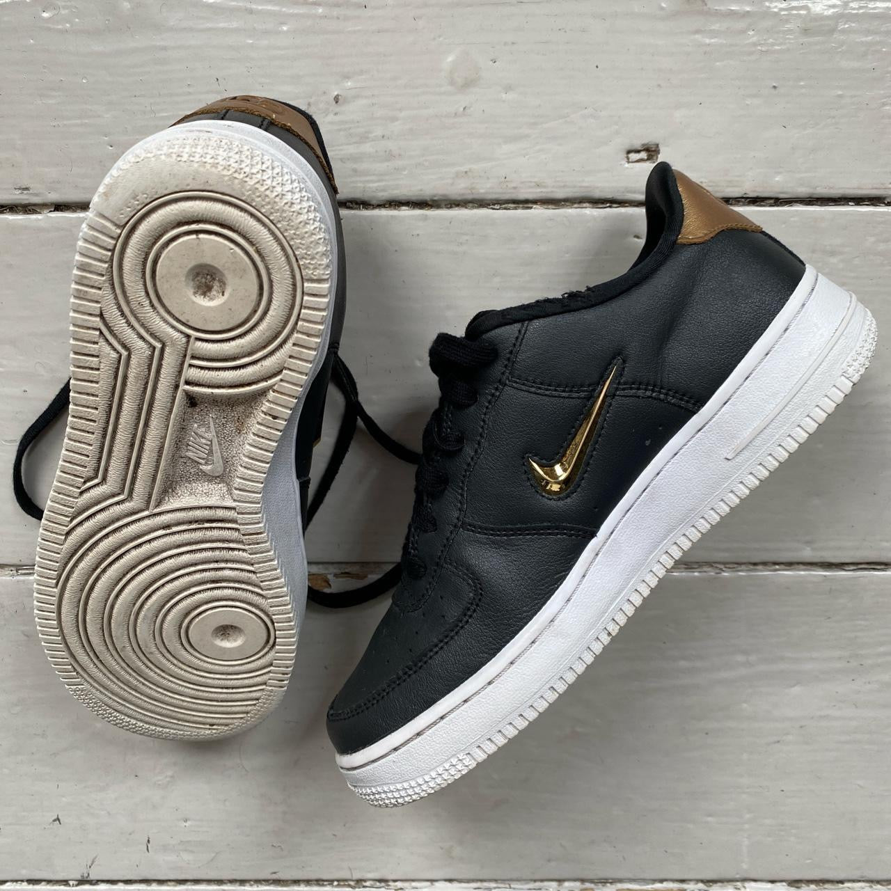 Nike Air Force 1 Black and Gold (UK 5)