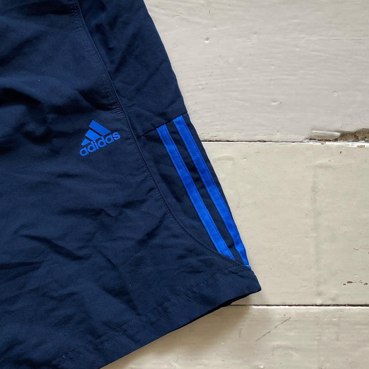 Adidas Navy Shell Shorts (Small)