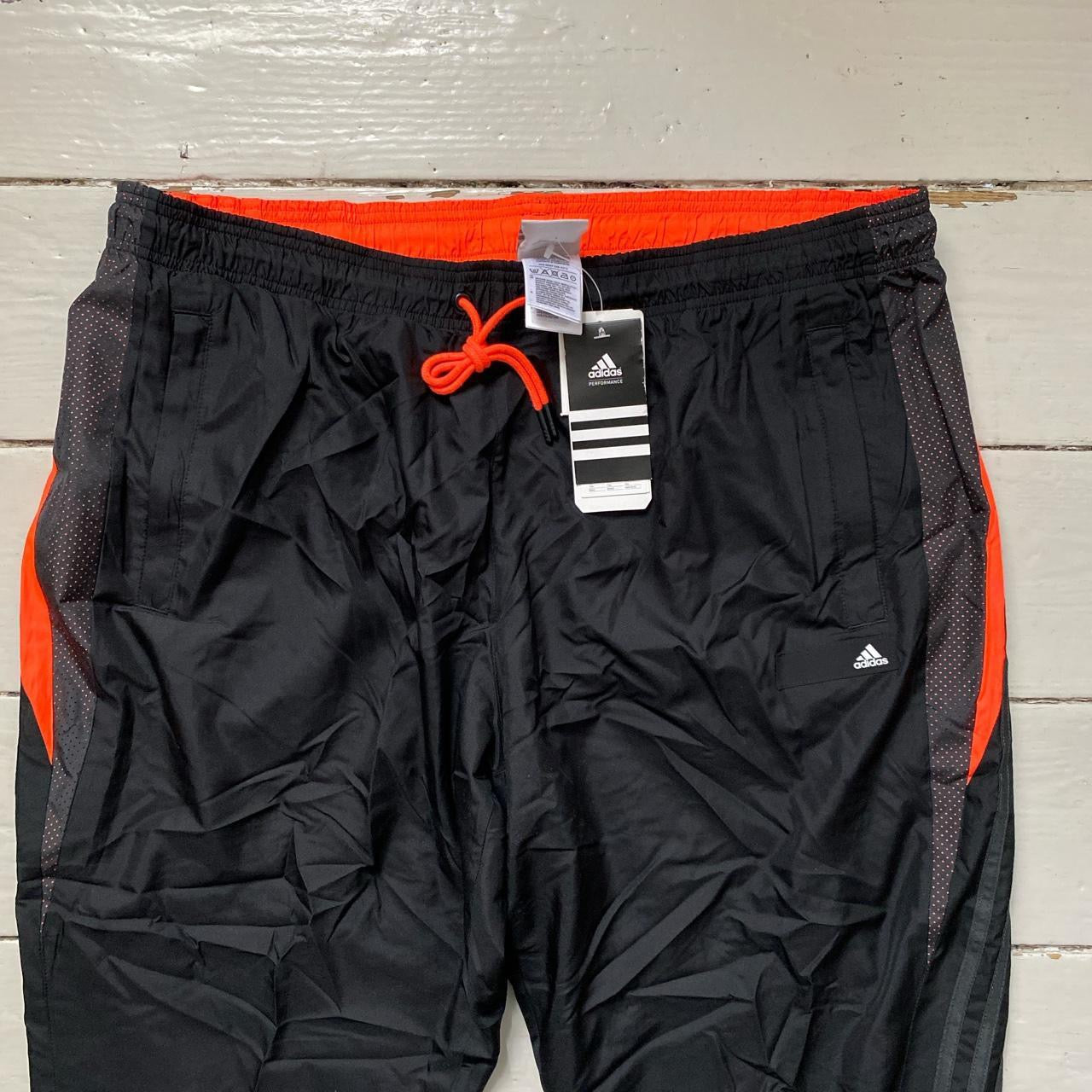 Adidas Black Shell Bottoms (XXL)
