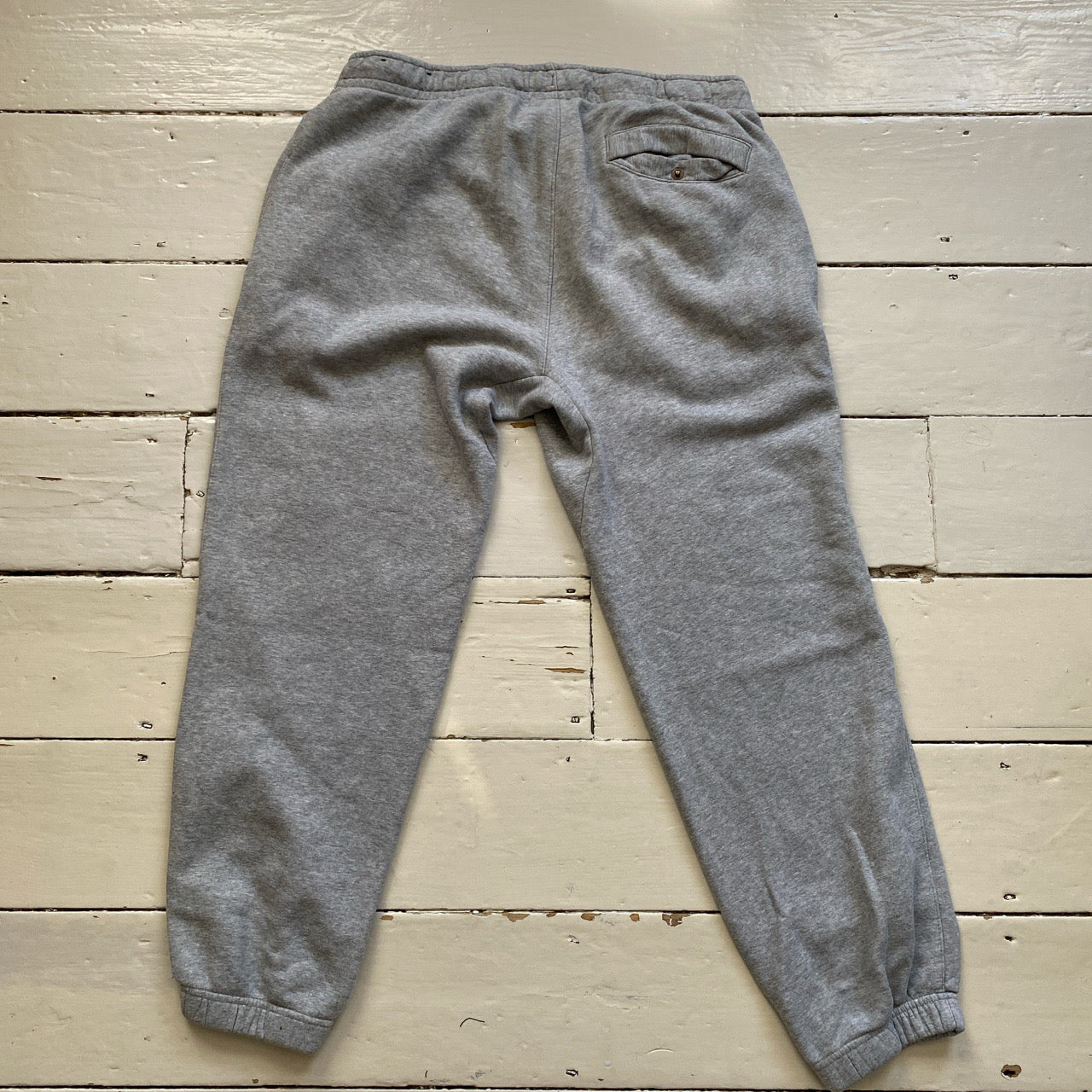Nike Swoosh Spellout Grey Joggers (Large)