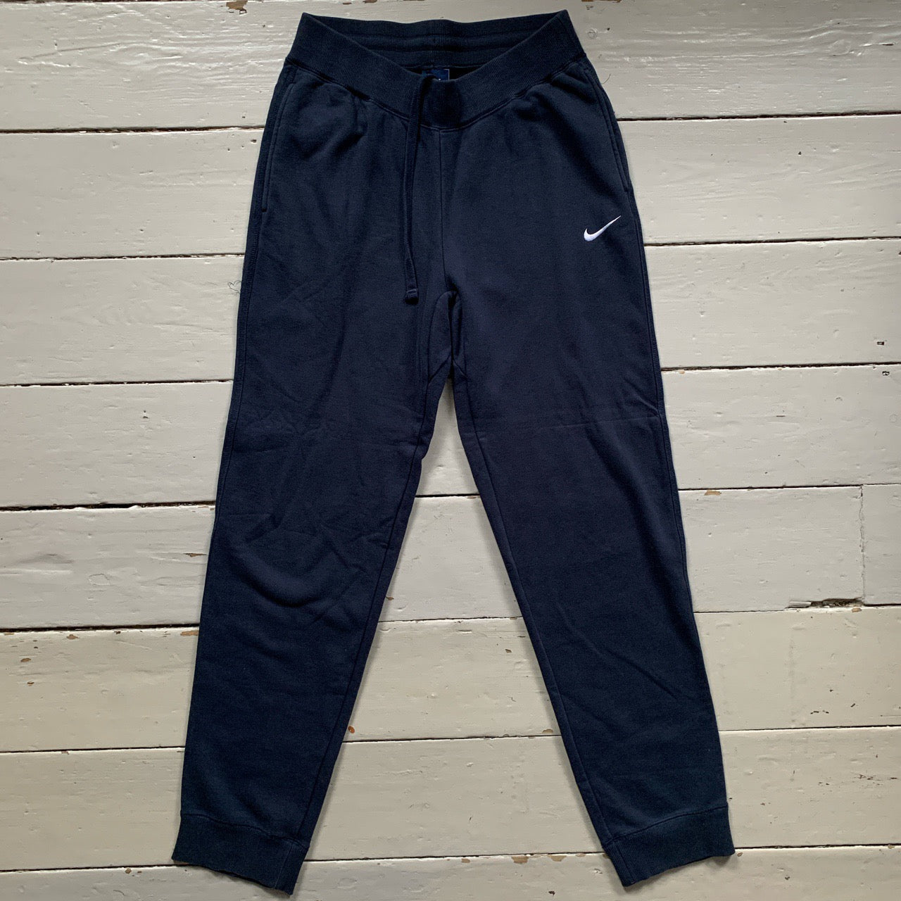 Nike Navy White Swoosh Tracksuit (Medium)