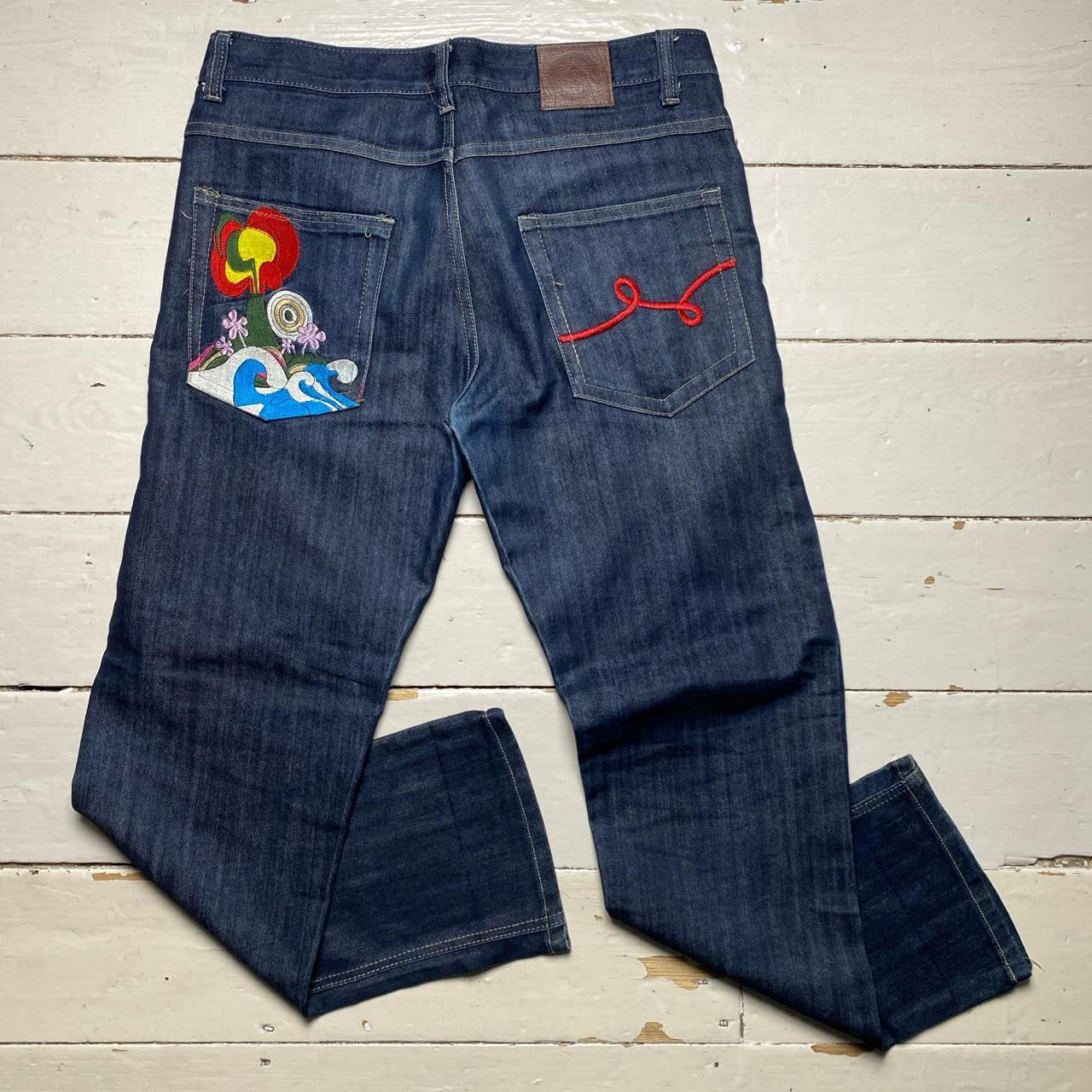 Lifted Research Group Embroidery Jeans (32/33)