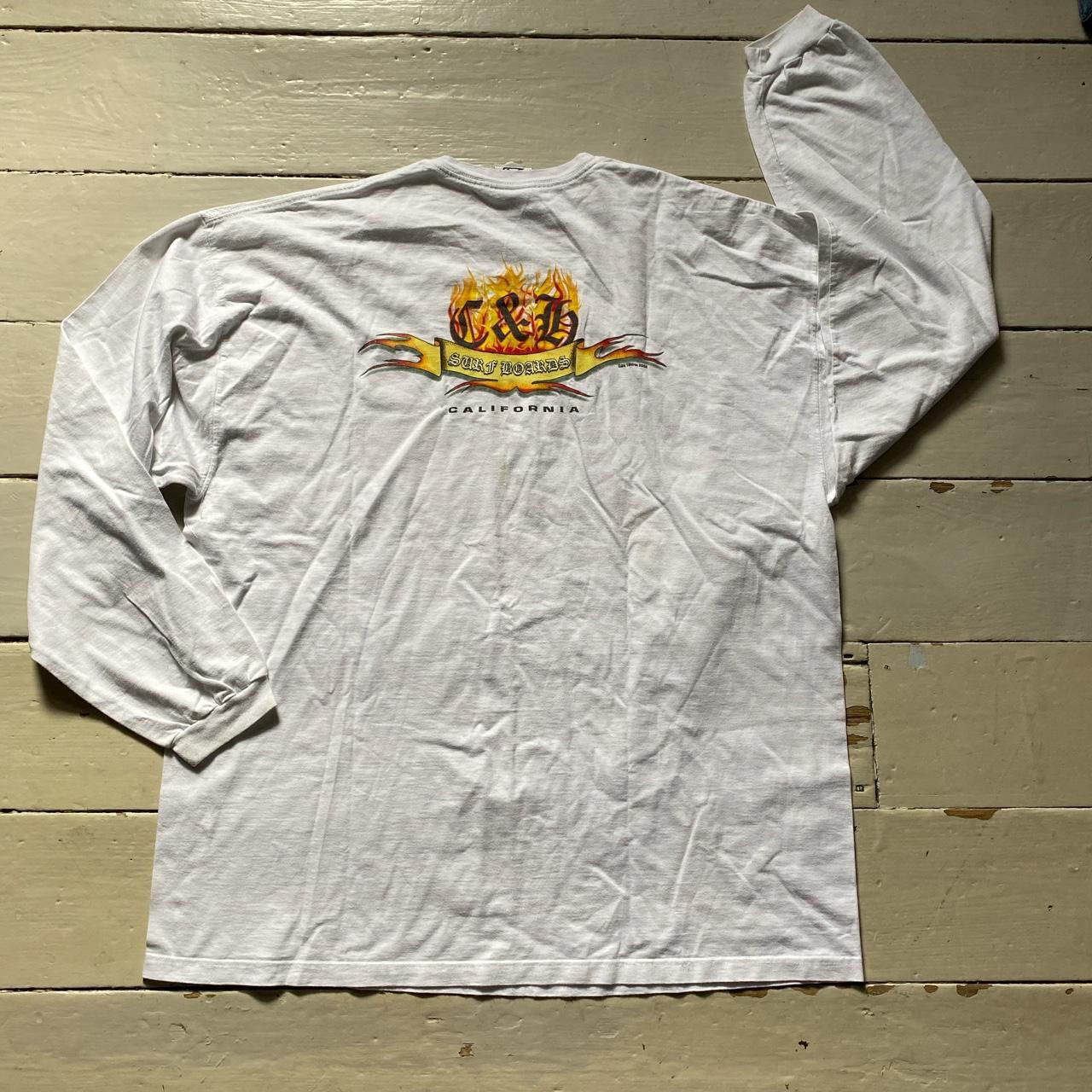 Surf Boards California Long Sleeve T Shirt (XXL)