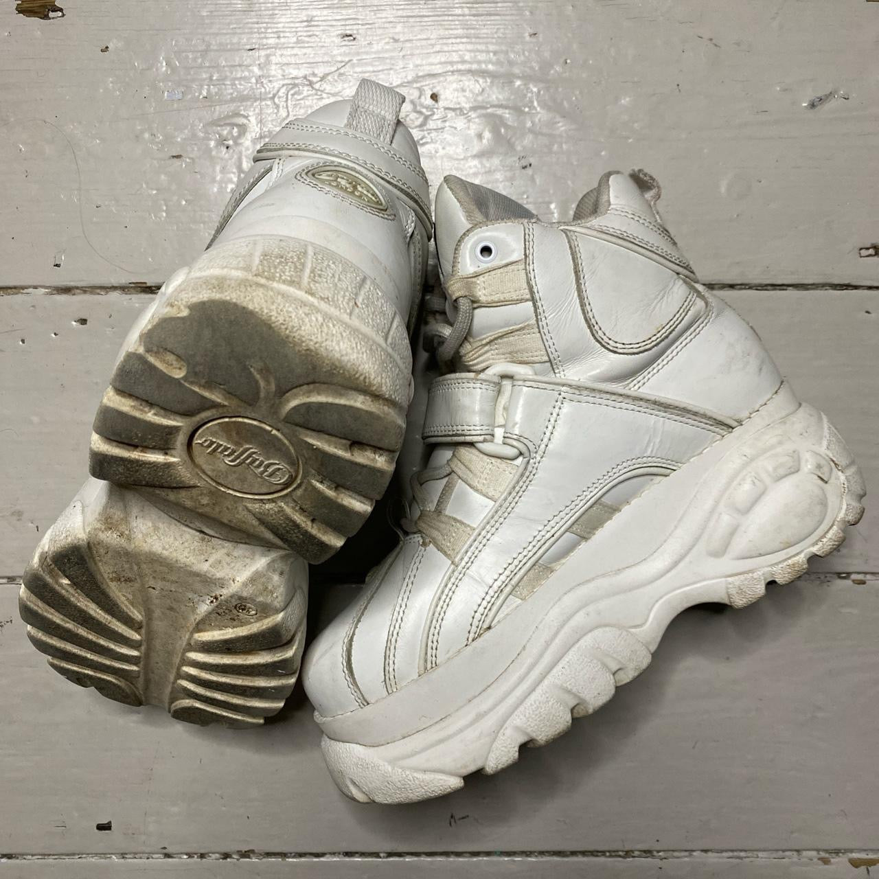 Buffalo White High Boots (UK 7)