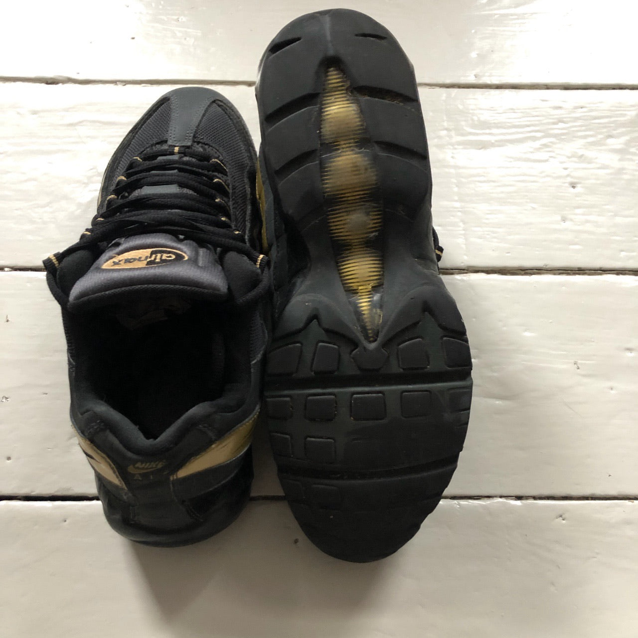 Nike Air Max 95 Black and Gold (UK 10)