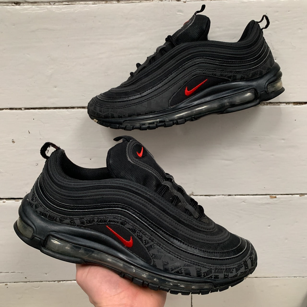 Nike Air Max 97 Black and Red (UK 7.5)